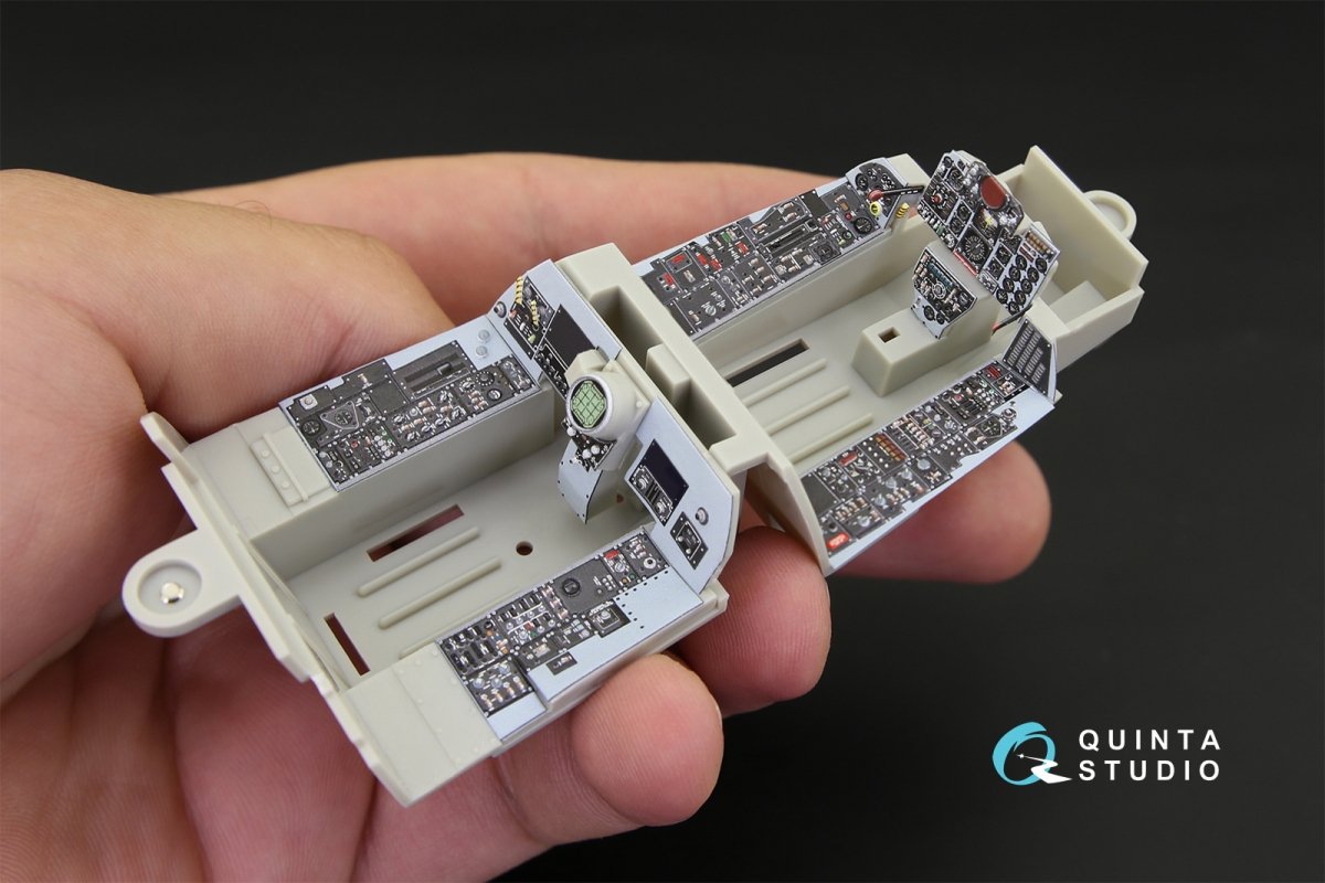 Quinta Studio QD32038 F-4E early/F-4EJ 3D-Printed &amp;amp; coloured Interior on decal paper (for Tamiya kit) 1/32 – zdjęcie 9