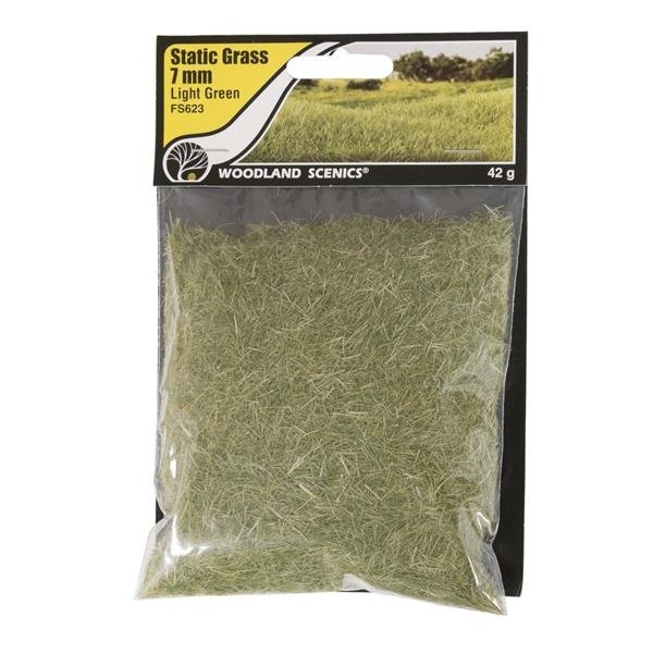Woodland Scenics WFS623 Herbe statique 7 mm Vert clair 