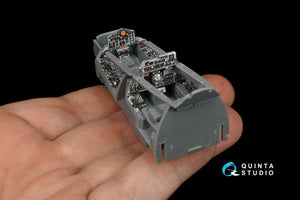 Intérieur imprimé en 3D et coloré sur papier décalcomanie Quinta Studio QD48159 F-4C (pour kit ZM SWS) 1/48 – image 8