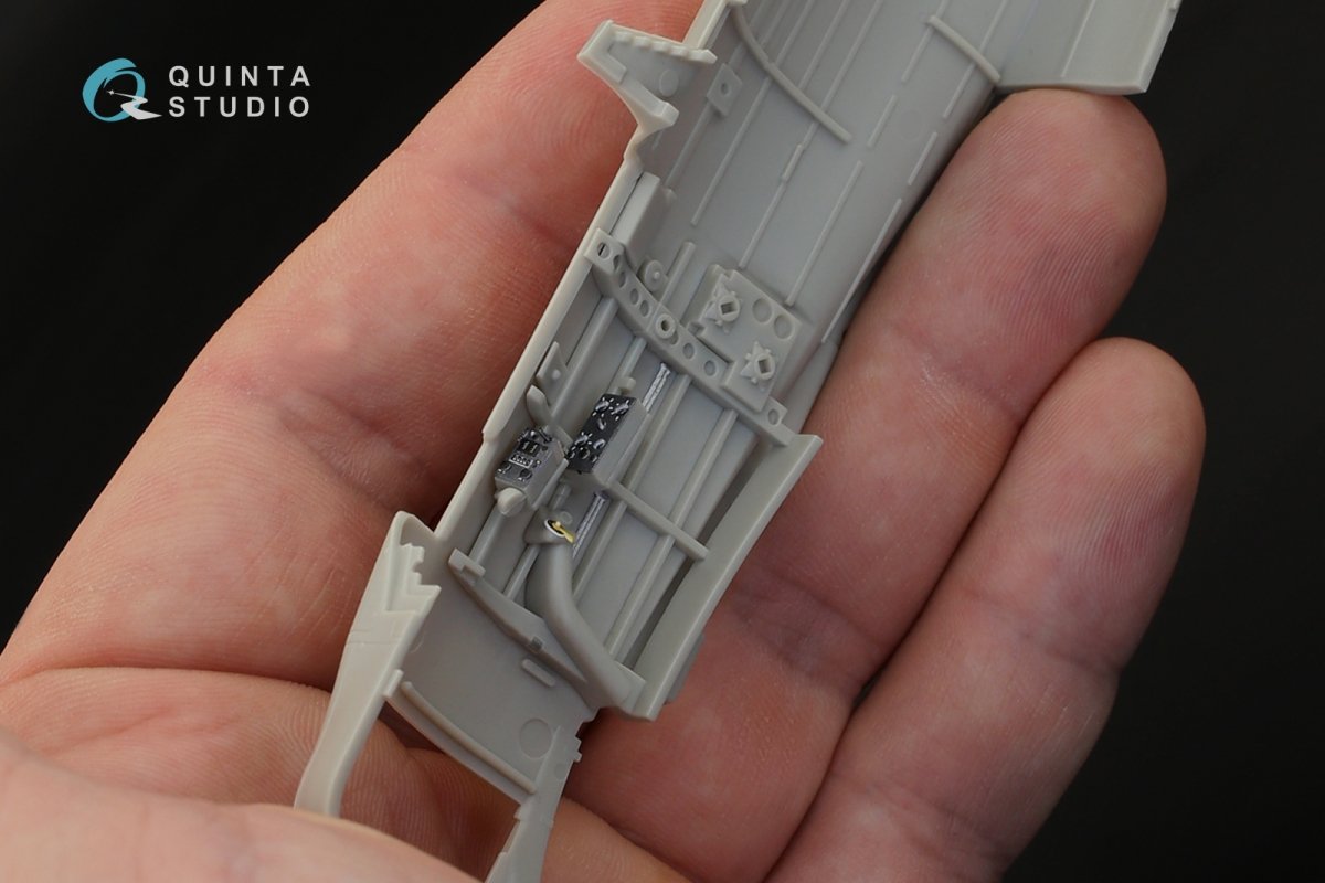 Quinta Studio QD32026 A6M5 (Mitsubishi prod.) 3D-Printed &amp;amp; colored Interior on decal paper (for Tamiya kit) 1/32 – image 3