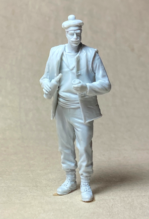 Copper State Models F35-037 French marine armored car crewman with a bottle of wine 1/35 – image 2