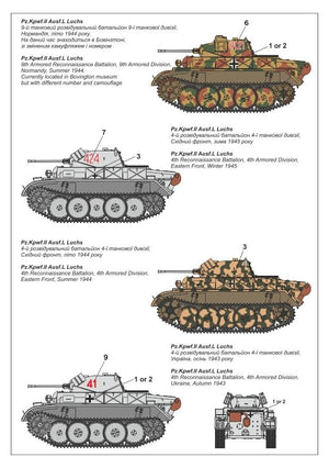 Armory Models 72203 Pz.Kpfw.II Ausf.L Luchs, German WWII Light Recon Tank 1/72 – zdjęcie 3