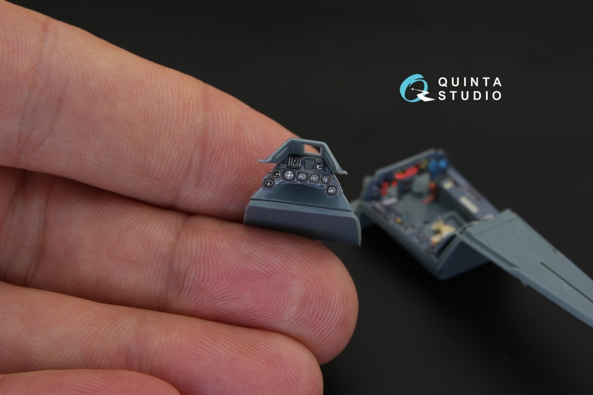 Quinta Studio QD48139 FW 190D-9 3D-Printed &amp;amp; coloured Interior on decal paper (for Eduard kit) 1/48 – zdjęcie 4