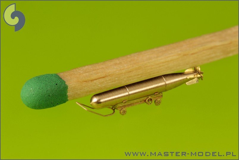 Master SM-350-072 USN Airborne torpedoes Mark 13 (22.4in) with trolleys - early type (10 pcs) – zdjęcie 9