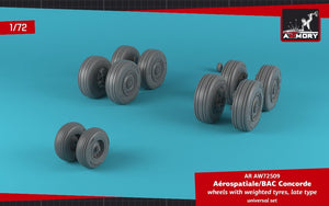 Armory Models AW72509 Concorde wheels w/ weighted tires, late 1/72 – image 3