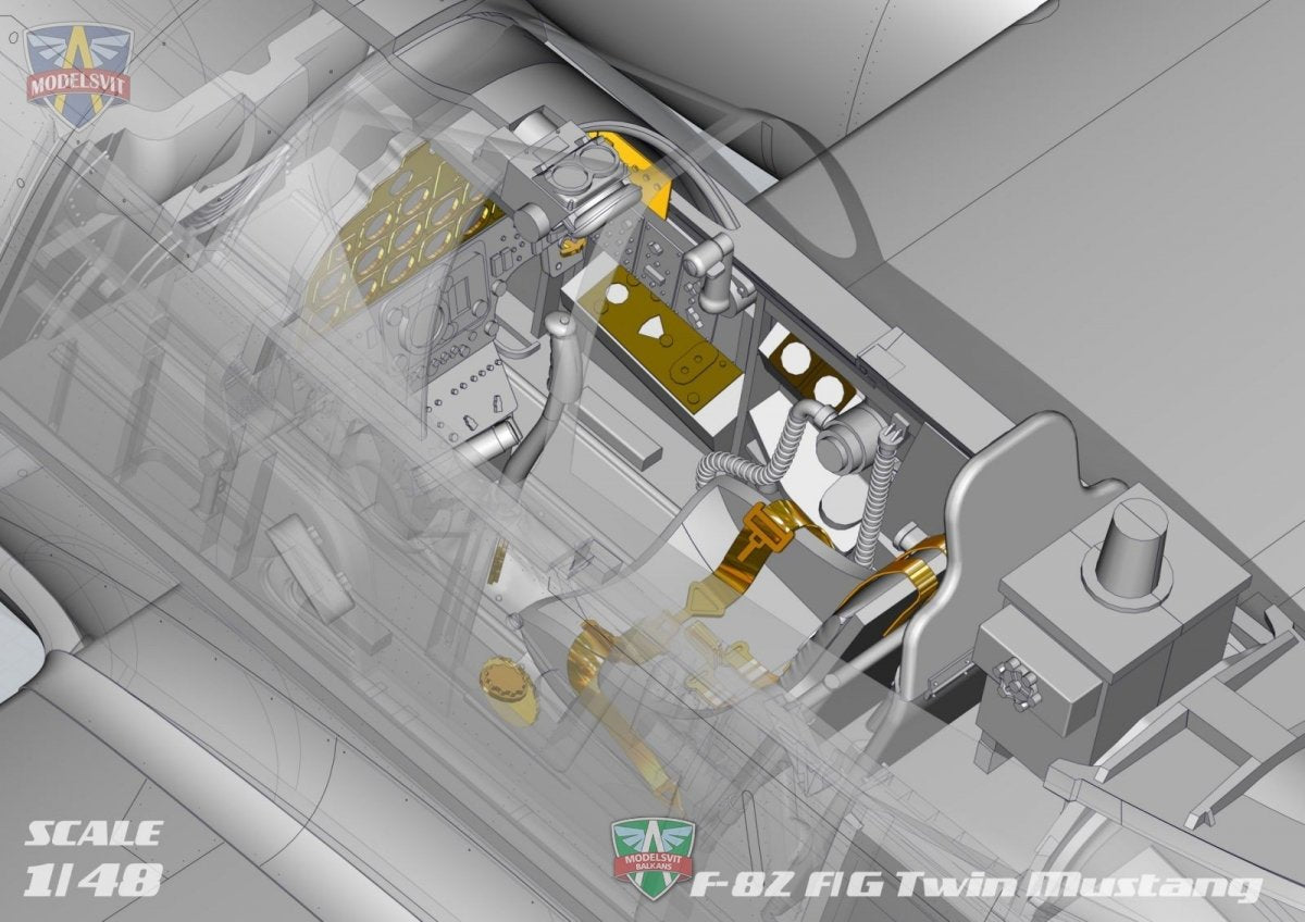 Modelsvit 4818 F-82F/G Twin Mustang 1/48 – image 3