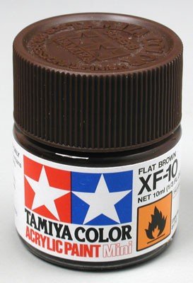 Tamiya XF10 Flat Brown (81710) Acrylic paint 10ml – zdjęcie 3