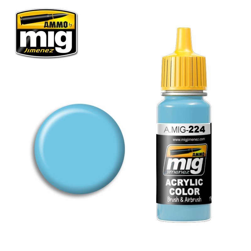 AMMO of Mig Jimenez 0224 FS 35250 SKY LINE BLUE 17ml.