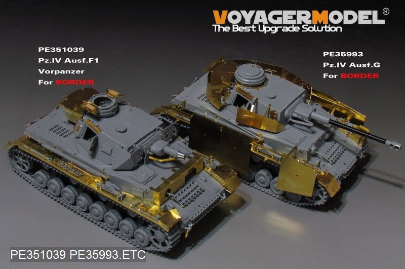 Voyager Model PE35993 WWII German Pz.Kpfw.IV Ausf.G（LateProduction）Basic For Border 35001 1/35 – zdjęcie 19