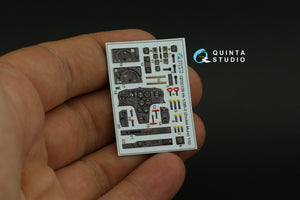Quinta Studio QD32129 Hs 129B-2 3D-Printed &amp;amp; colored Interior on decal paper (Zoukei-Mura) 1/32 – image 7