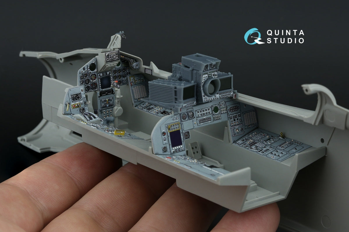 Quinta Studio QDS+32232 Tornado ECR Italian 3D-Printed &amp;amp; coloured Interior on decal paper (Italeri) (Small version) (with 3D-printed resin parts) 1/32 – zdjęcie 12