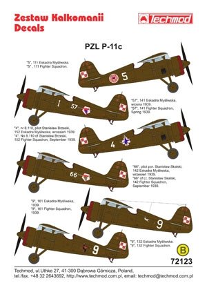 Techmod 72123 - PZL P.11c 1/72 – immagine 2