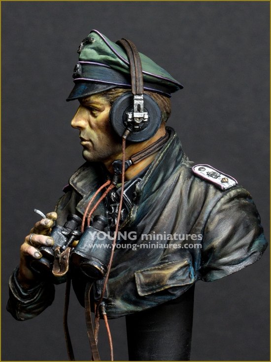 Young Miniatures YM1876 SS Panzer Commander Normandie 1944 1/10 – zdjęcie 5