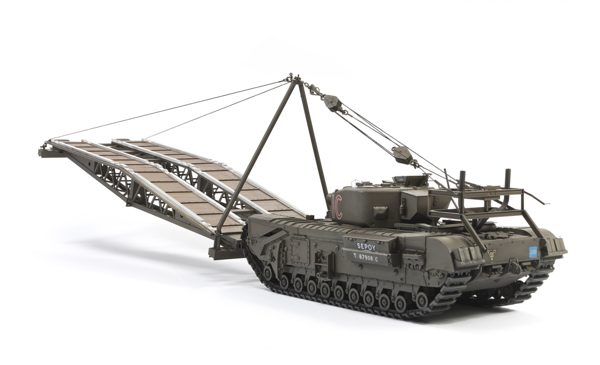 AFV Club 35342 Churchill MK.IV AVRE with SBG bridge 1/35 – zdjęcie 2