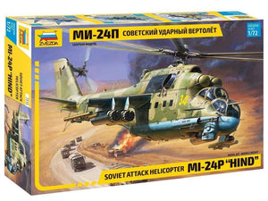 Zvezda 7315 MI-24P HIND SOVIET ATTACK HELICOPTER 1/72