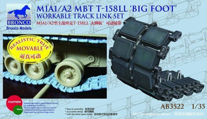 Bronco AB3522 M1A1/A2 T-158LL Big Foot Workable Track Link Set 1/35