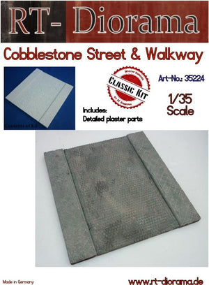 RT-Diorama 35224 Cobblestone Street &amp;amp; Walkway 1/35