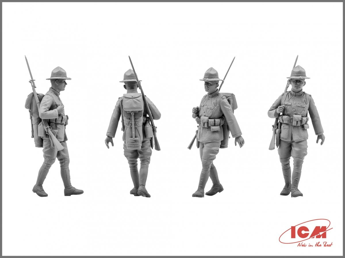 ICM 35689 US Infantry (1917) 4 figures 1/35 – zdjęcie 6