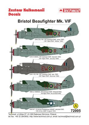 Techmod 72005 - Bristol Beaufighter VI 1/72 – immagine 2