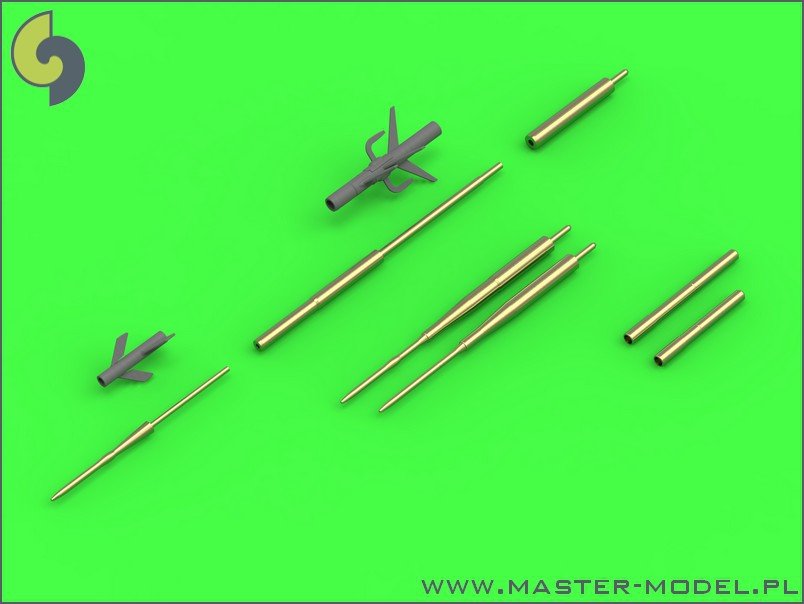 Master AM-72-106 Sukhoi Su-17, Sukhoi Su-20, Sukhoi Su-22 (Fitter) - Pilot Tubes and 30mm gun barrels 1/72 – zdjęcie 3