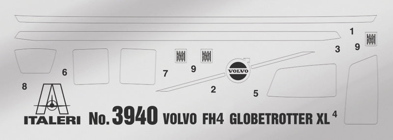 Italeri 3967 Volvo FH Low Roof 1/24 – zdjęcie 4