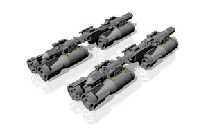 Armory Models ACA4810c MZBD-4UT w/ 4x OFAB-100-120 Soviet high-explosive bombs, resin ordnance set w/ PE parts 1/48 – image 5