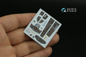 Quinta Studio QDS-32188 F-104J 3D-Printed coloured Interior on decal paper (Italeri) (small version) 1/32 – zdjęcie 3