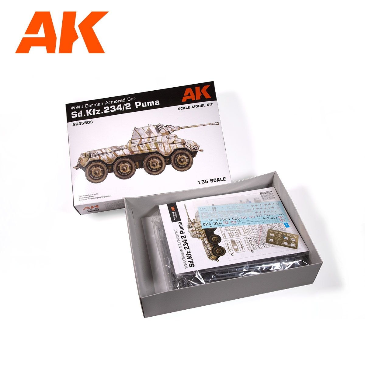 AK Interactive AK35503 SD.KFZ.234/2 PUMA 1/35 – zdjęcie 2