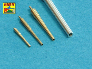 Aber 350L-74 Barrels set for German WWI Battleships: König; Grosser Kurfürst; Markgraf; Kronprinz 305mm x 10, 150mm x 14, 88mm x 10 1/350 – image 4