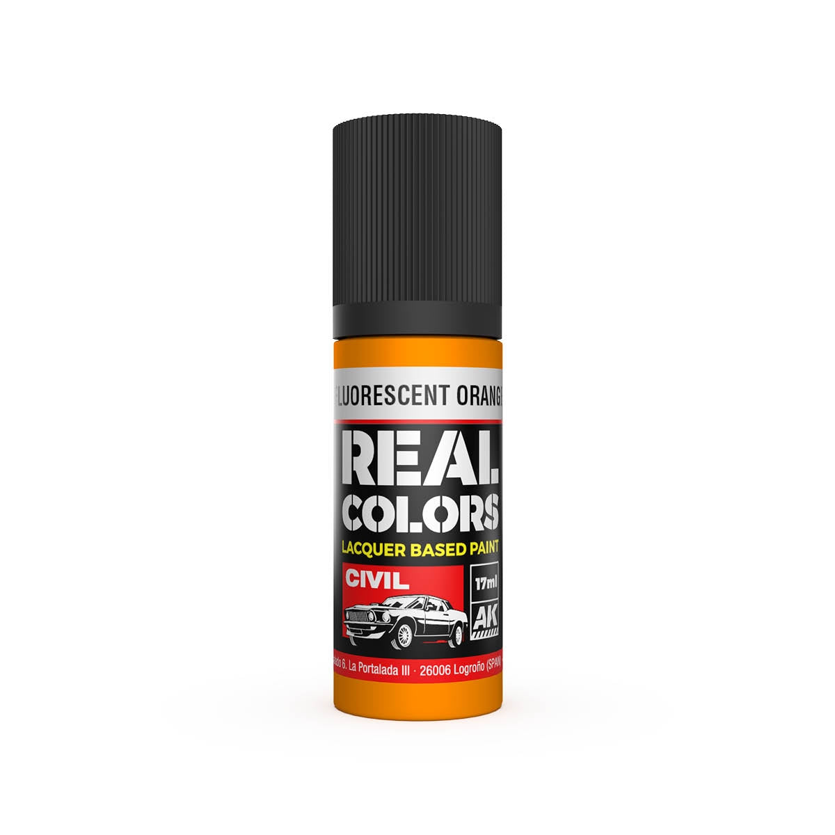 AK Interactive RC838 Fluorescent Orange 17 ml – zdjęcie 2