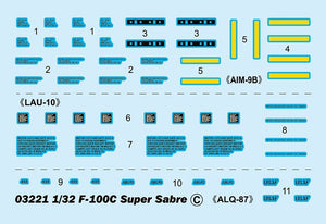 Trumpeter 03221 F-100C Super Saber 1/32 – image 5