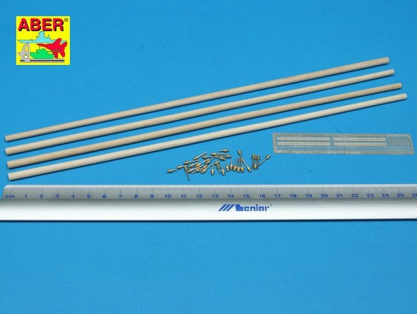 Aber 35D11 Telegraph - pillar set for 4 cross bars with 8 insulators each 1/35 – image 3