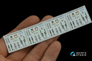 Quinta Studio QD48270 EA-6B Prowler (ICAP II) 3D-Printed &amp;amp; coloured Interior on decal paper (Kinetic) 1/48 – zdjęcie 5