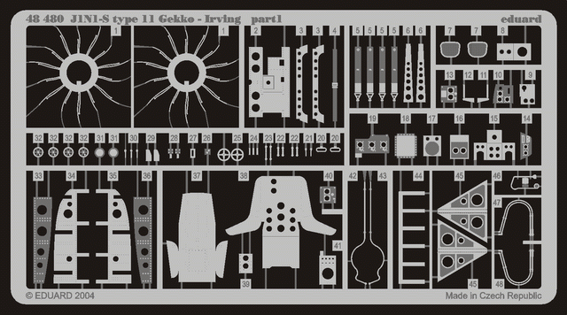 Eduard 48480 J1N1-S Gekko type 11 1/48 (TAMIYA) – image 2