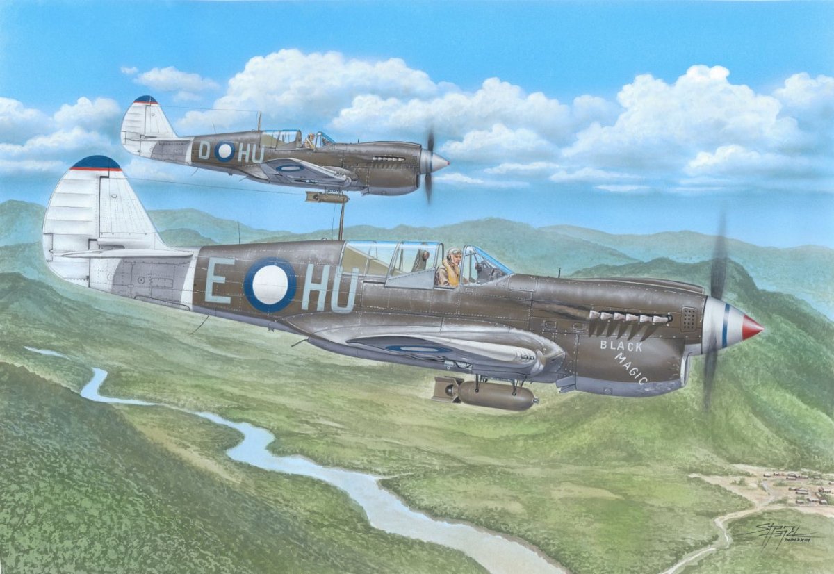Special Hobby 72484 Kittyhawk Mk.IV &amp;#39;Over The Mediterranean and the Pacific&amp;#39; 1/72