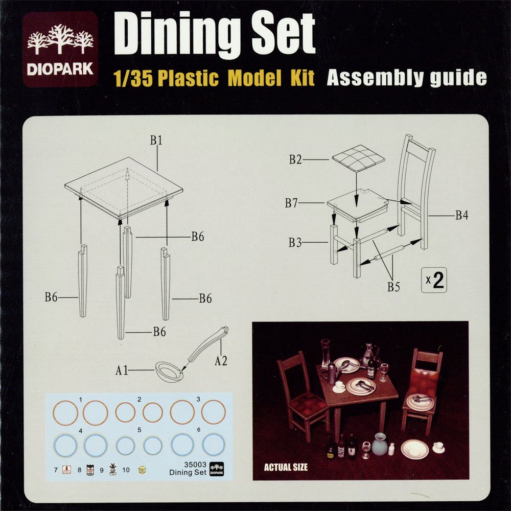 Diopark 35003 Dining accessory set 1/35 – Bild 2