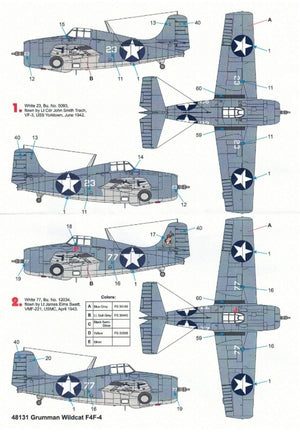 Techmod 48131 Grumman F4F-4 Wildcat 1/48 – zdjęcie 2
