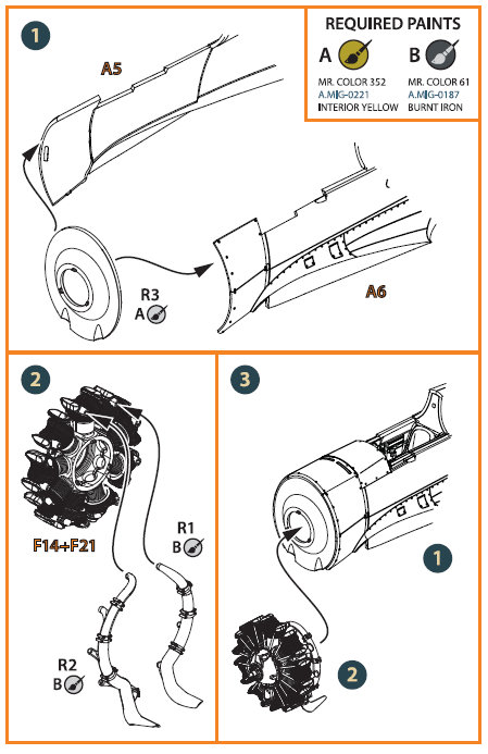 Clear Prop! CPA48005 Hawk H-75 M/N/O resin exhaust for CP kit ACCESSORIES 1/48 – zdjęcie 3