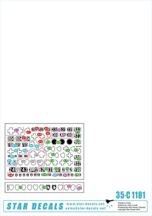 Star Decals 35-C1181 18. Panzer Division # 1 1/35 – zdjęcie 2