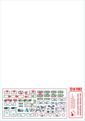 Star Decals 72-A1102 ISAF-Afghanistan # 3. Peacekeepers from Bulgaria, Hungary and Portugal. BRDM-2, BTR-80A, Panhard VBL. 1/72 – zdjęcie 3