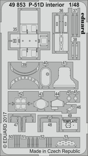 Eduard 49853 P-51D interior AIRFIX 1/48 – Bild 2