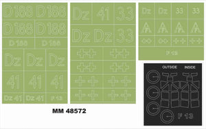 Montex MM48572 JUNKERS F-13 for MINIART 48002 1/48