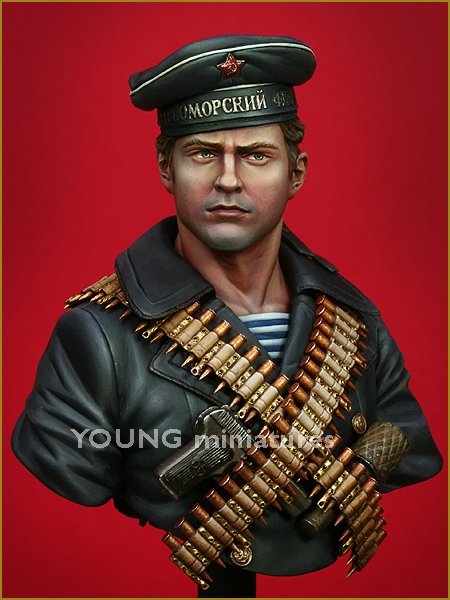 Young Miniatures YM1821 The Black Devil The Soviet Naval Infantry in the WW2 1/10 – image 8
