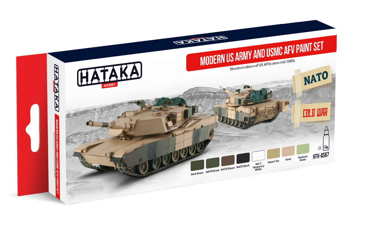 Hataka HTK-AS67 Modern US Army and USMC AFV paint set (8x17ml) – zdjęcie 2