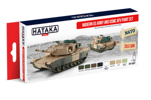 Hataka HTK-AS67 Modern US Army and USMC AFV paint set (8x17ml) – zdjęcie 2