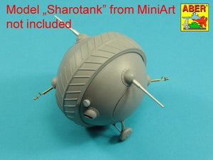 Aber 35L-278 Uzbrojenie do radzieckiego &amp;quot;Sharotank&amp;quot;; 2 x działo 37mm 2 x 12,7mm karabin maszynowy DShK M36 MiniArt 1/35 – zdjęcie 7
