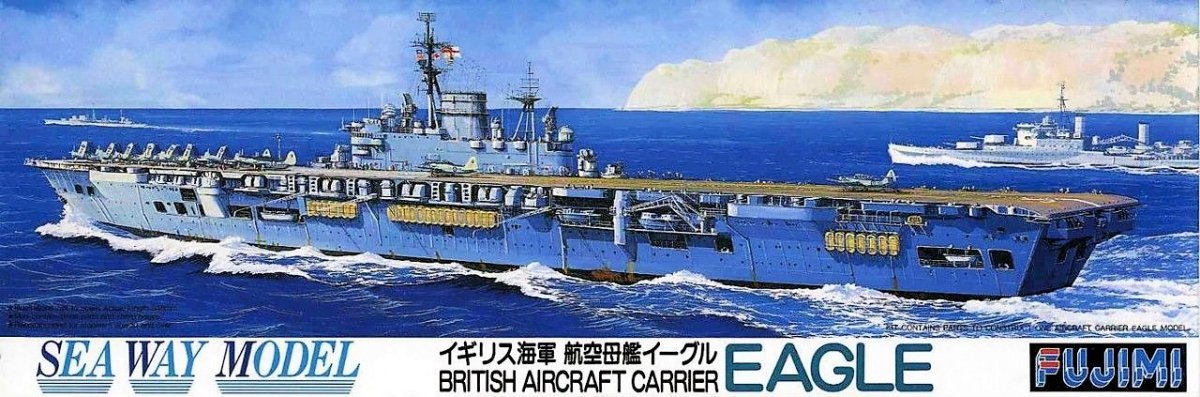 Fujimi 441245 SWM-27 HMS Aircraft Carrier Eagle 1/700