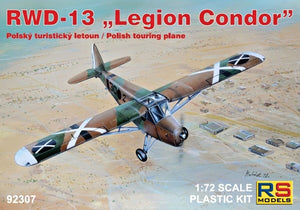 RS Models 92307 RWD-13 "Legion Condor" Polish Touring Plane 1/72