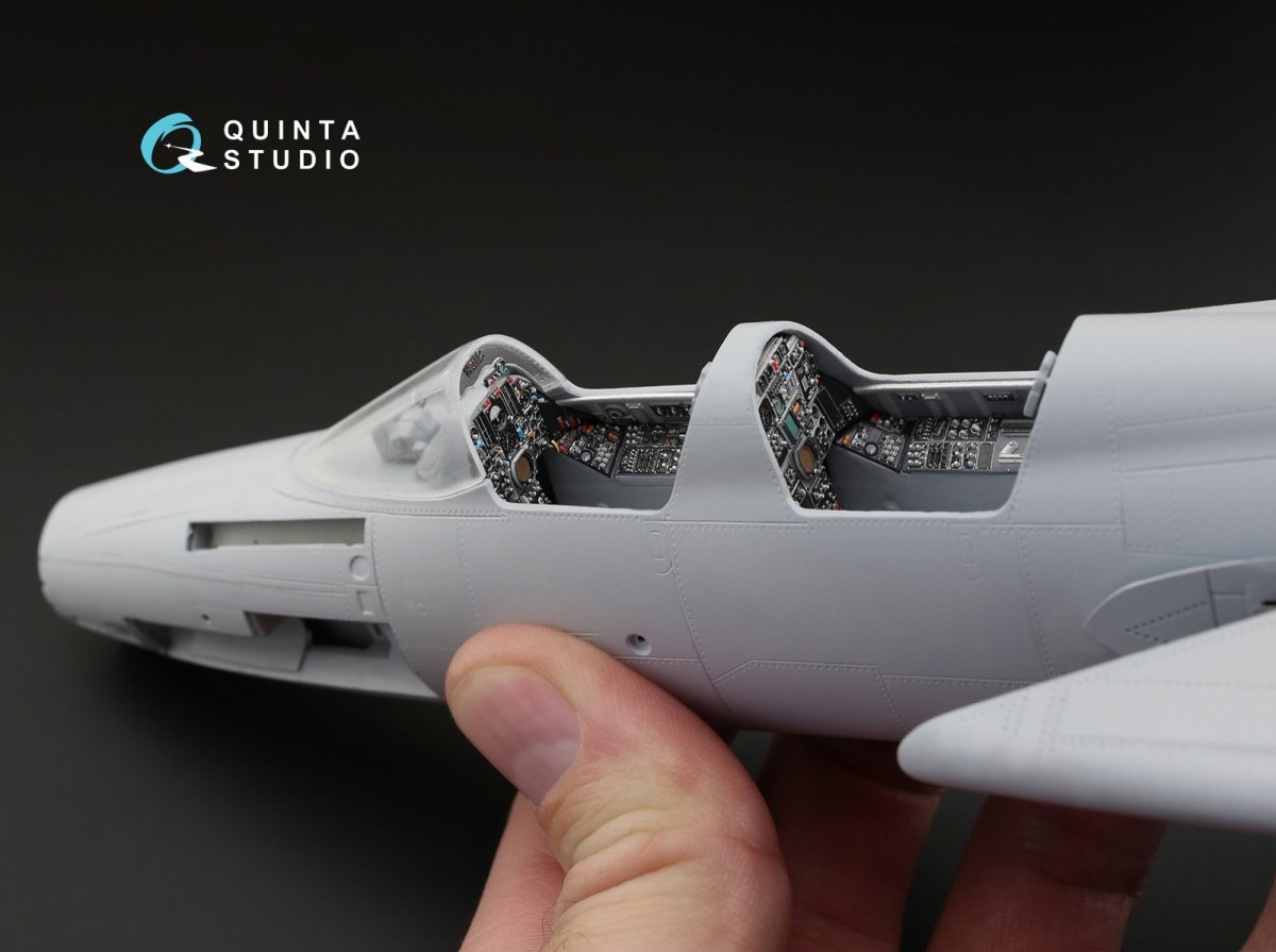 Quinta Studio QD48073 F-105G 3D-Printed &amp;amp; coloured Interior on decal paper (for HobbyBoss kit) 1/48 – zdjęcie 7