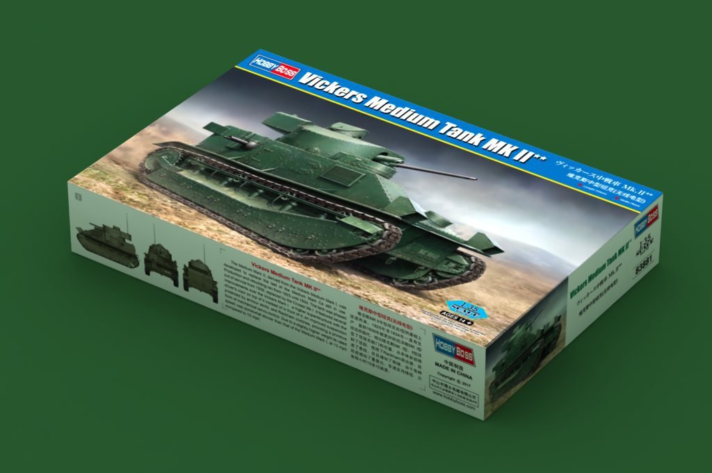 Hobby Boss 83881 Vickers Medium Tank MK II** 1/35 – zdjęcie 2
